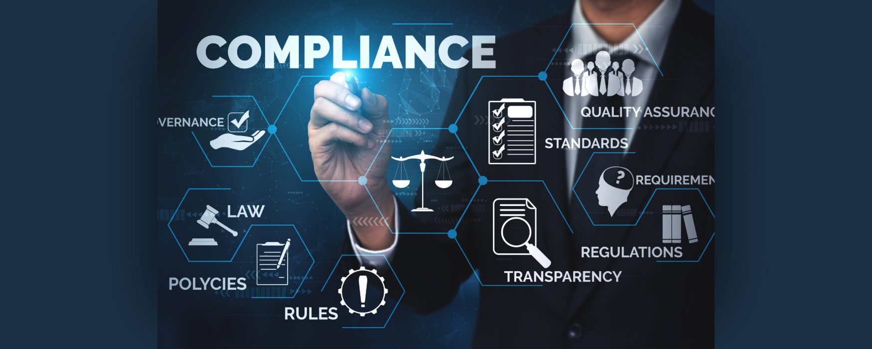 Image illustrating the word compliance