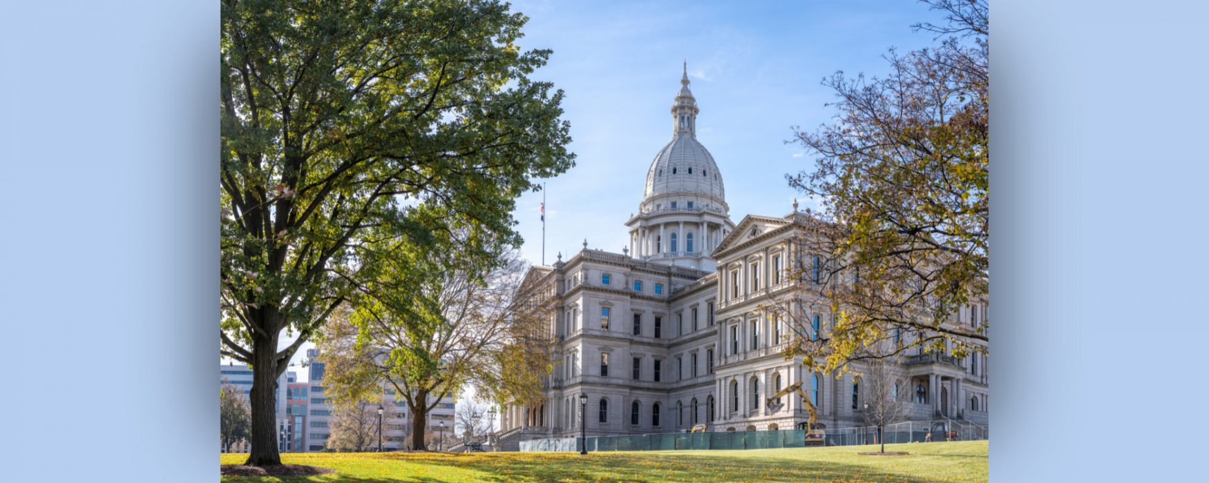 Michigan capitol building in Lansing