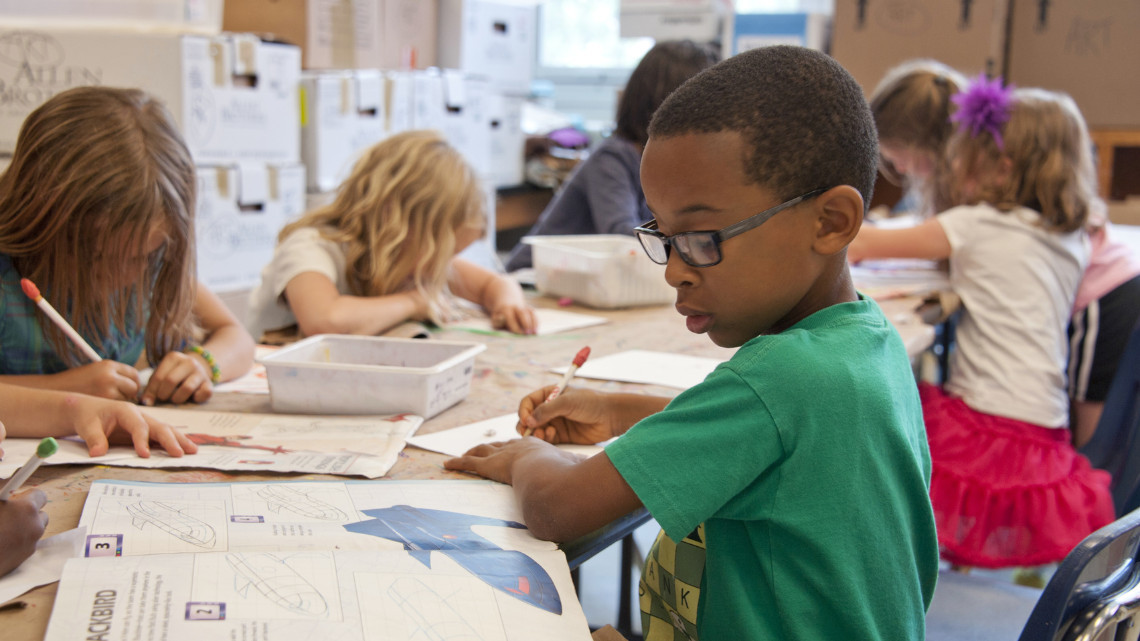 Image of children in a classroom