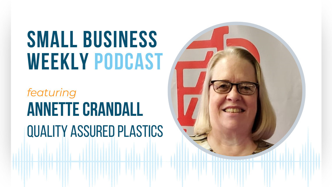 The Small Business Weekly podcast, featuring Annette Crandall