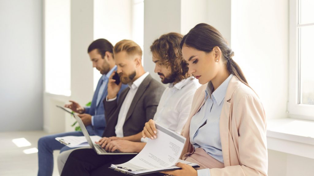 Image of job seekers