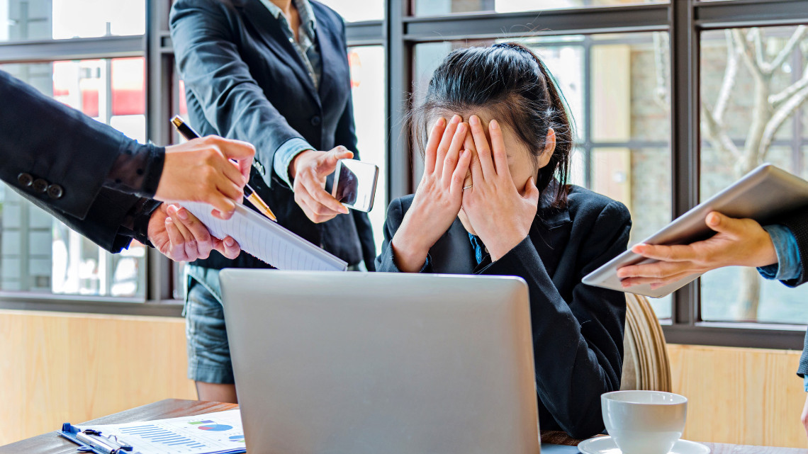 Worker experiencing meeting fatigue