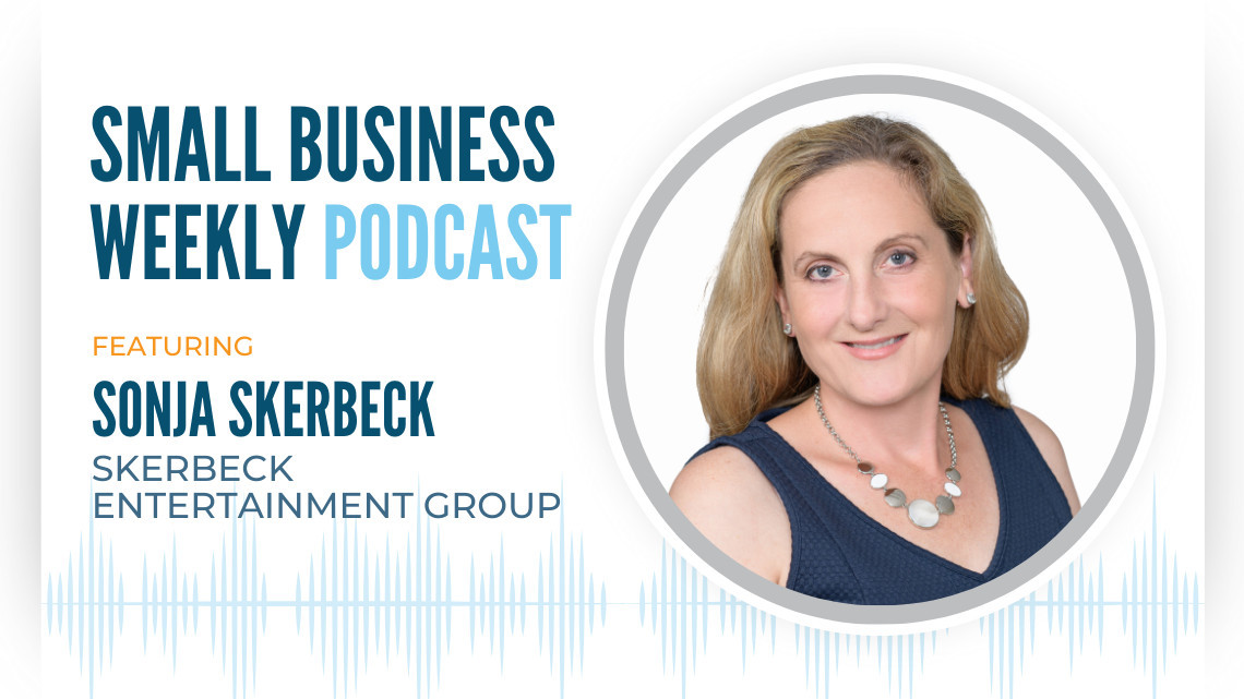 Sonja Skerbeck, this weeks featured guest on the Small Business Weekly podcast