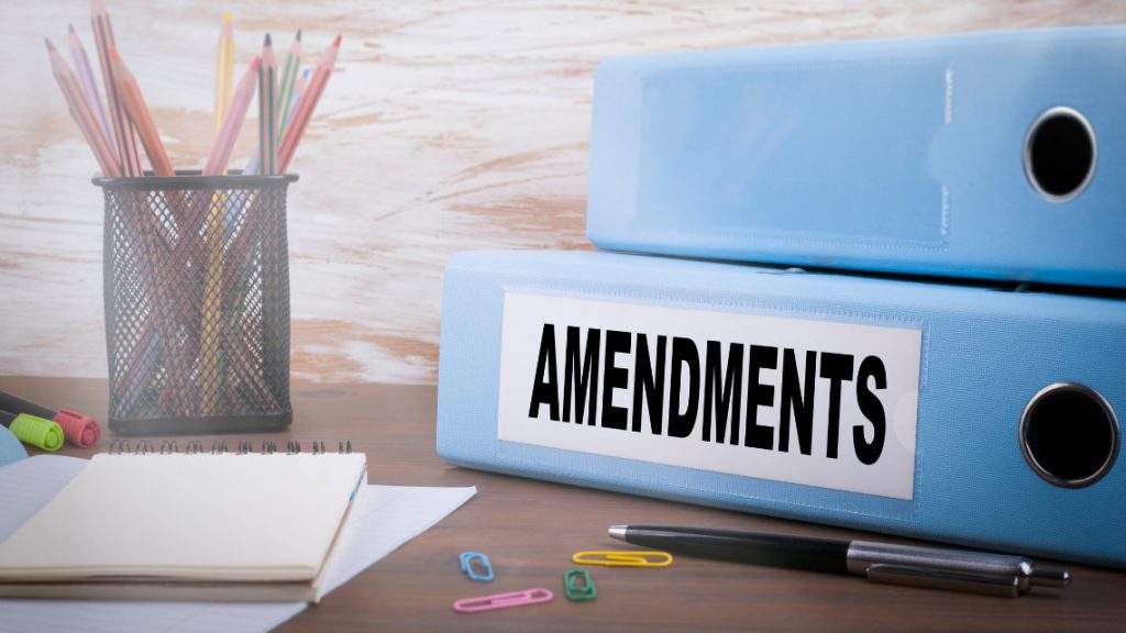 Placeholder image for article on Amendments