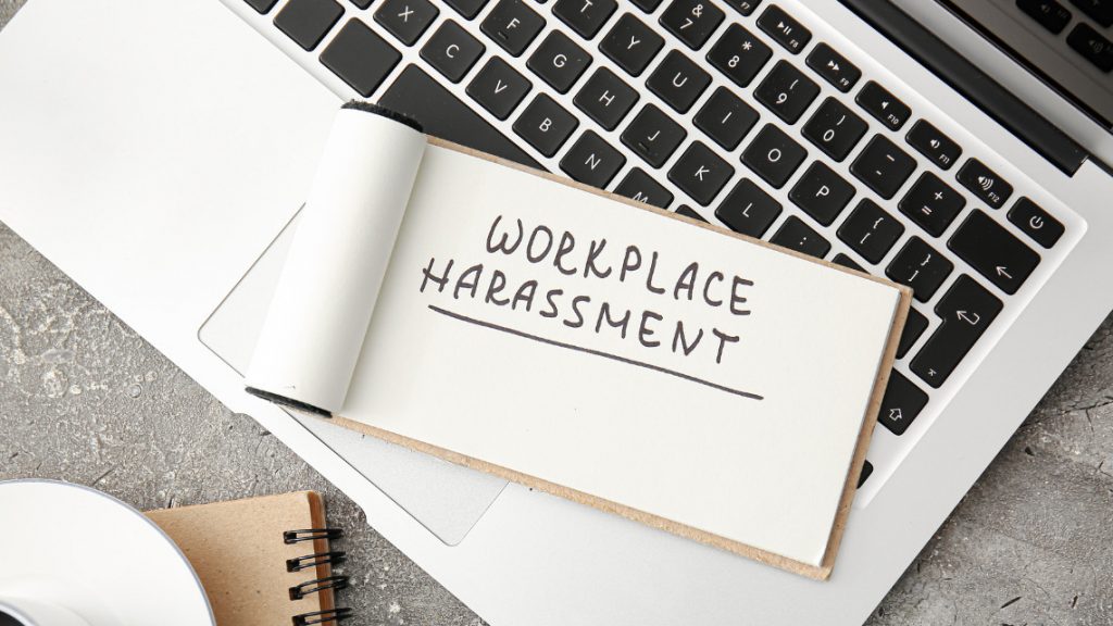 Placeholder graphic for article about harassment