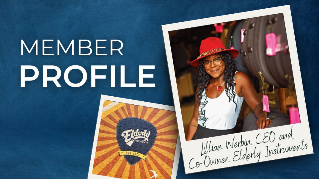 Member profile featuting Elderly Instruments