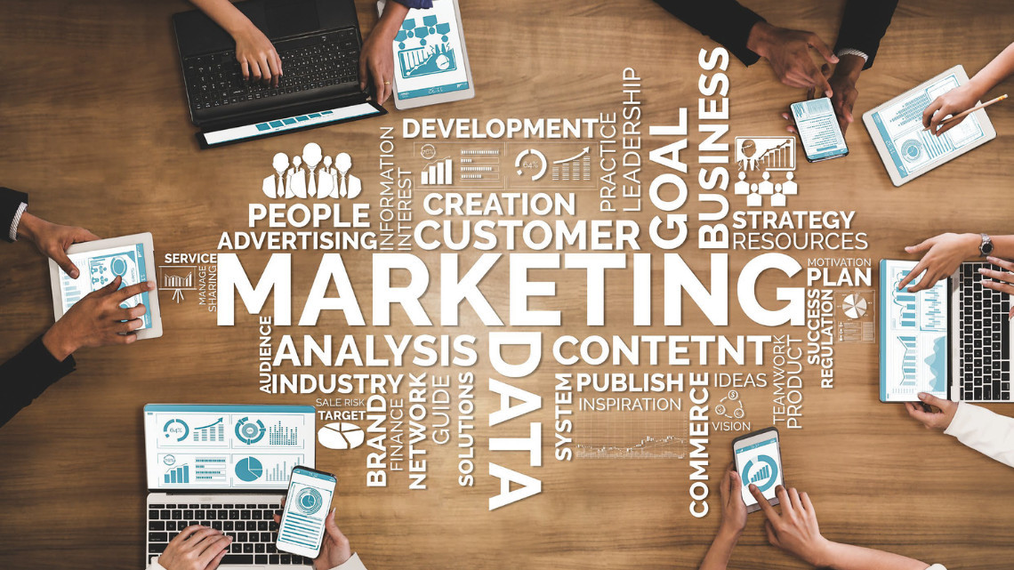 Marketing word cloud