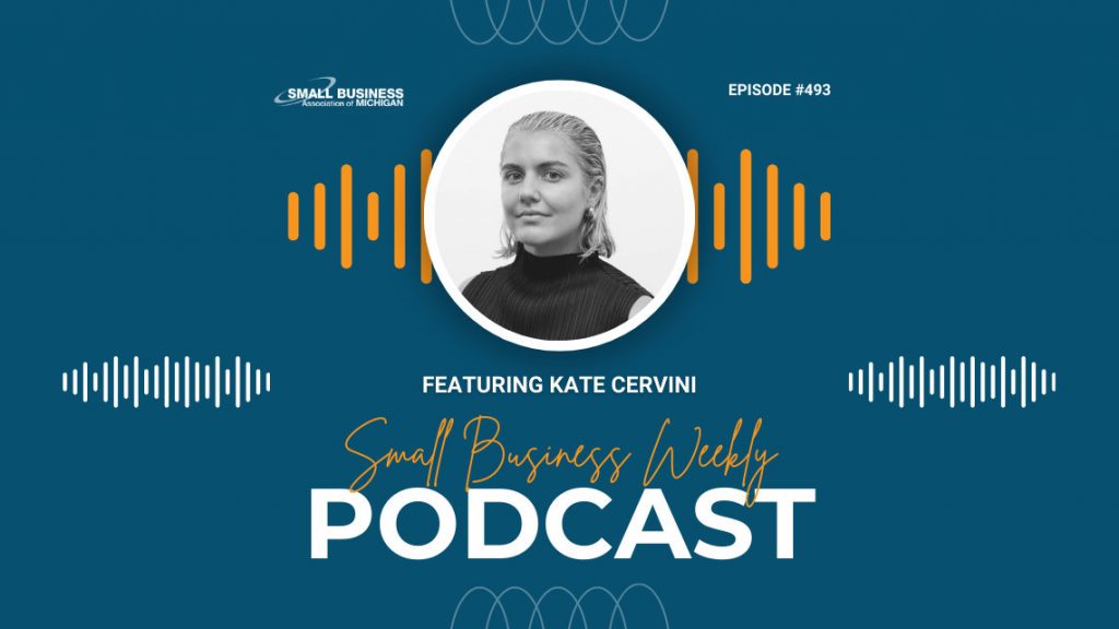 Kate Cervini, featured on this week's Small Business Weekly podcast