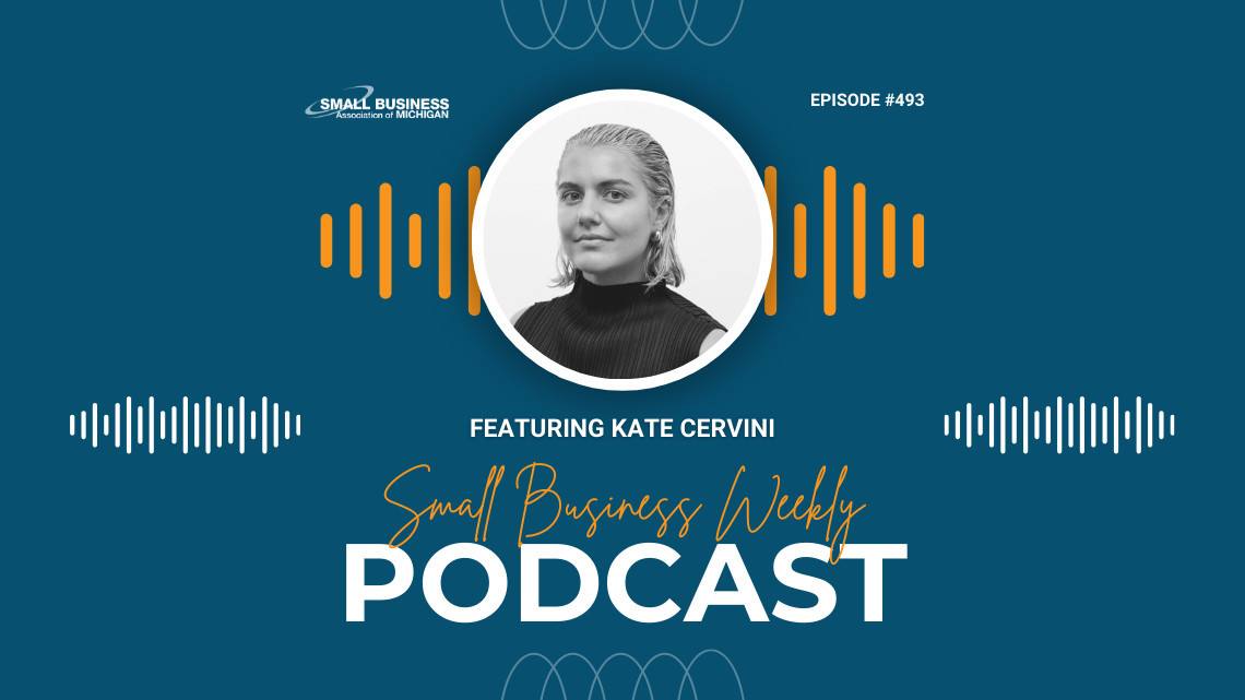 Kate Cervini, featured on this week's Small Business Weekly podcast