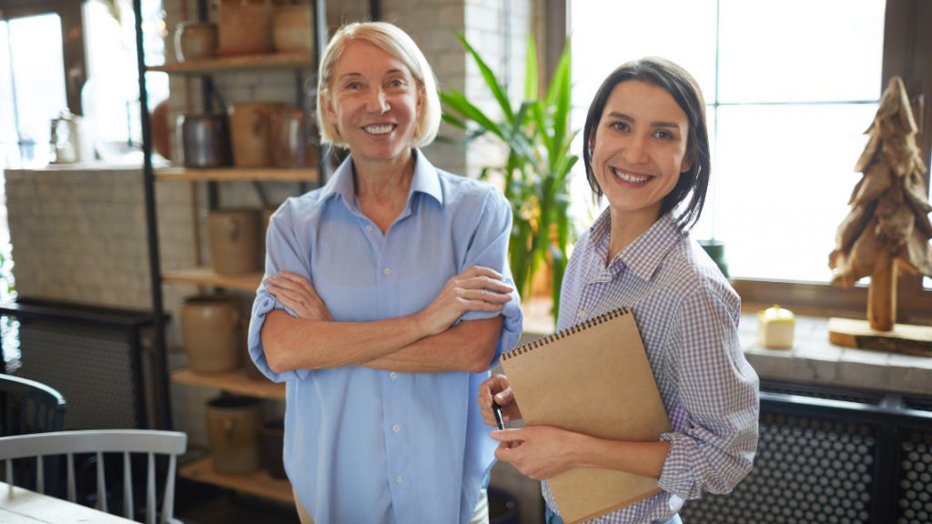 image of two generations in family businesses