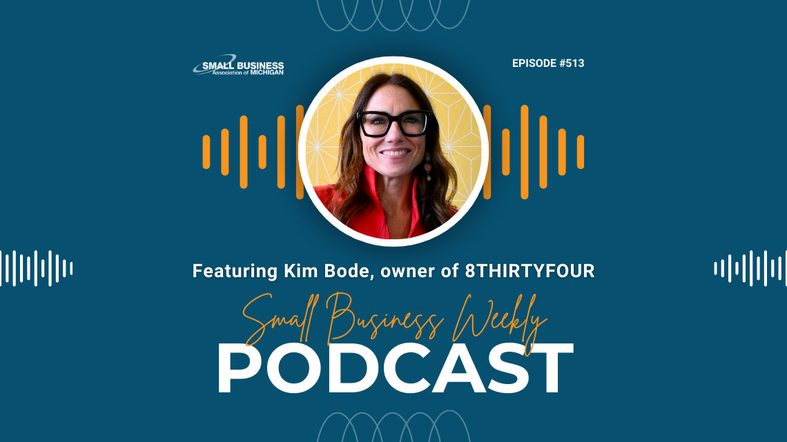 Kim Bode, featured on this week's Small Business Weekly podcast