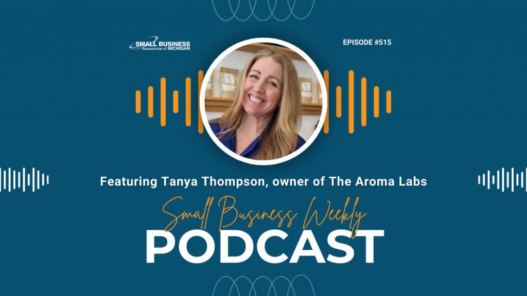 Tanya Thompson, featured on the Small Business Weekly Podcast