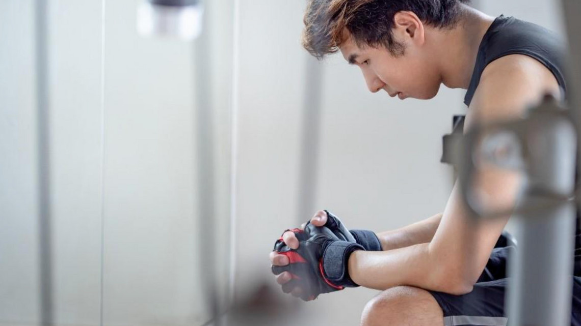 person focusing on their mental health