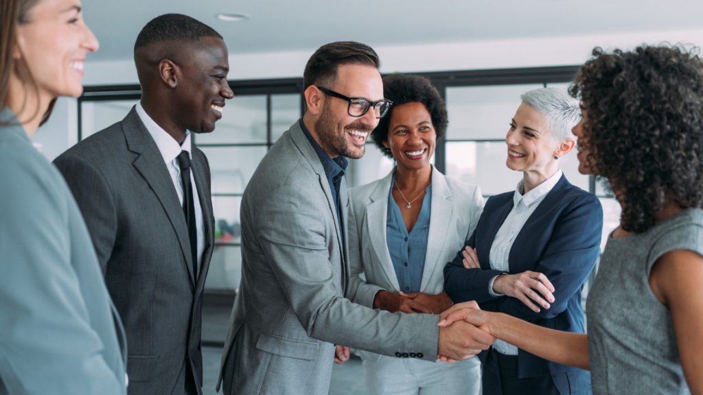 team meeting for succession planning