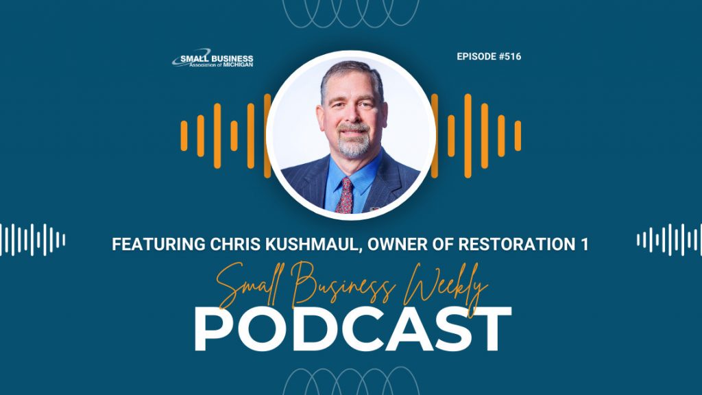 Chris Kushmaul, owner of Restoration 1 Metro Detroit featured in this weeks Small Business Weekly podcast