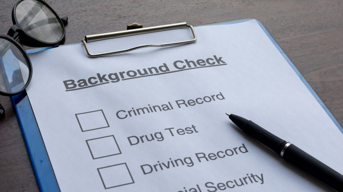 Background check.