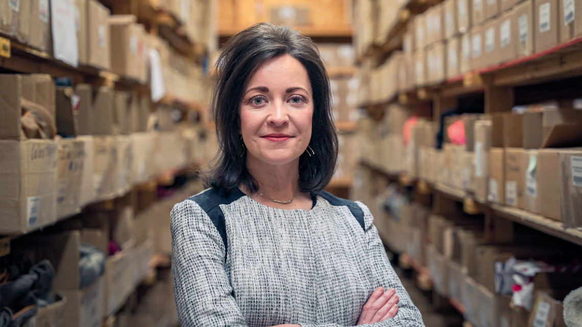 Stormy Kromer owner Gina Jacquart Thorsen.