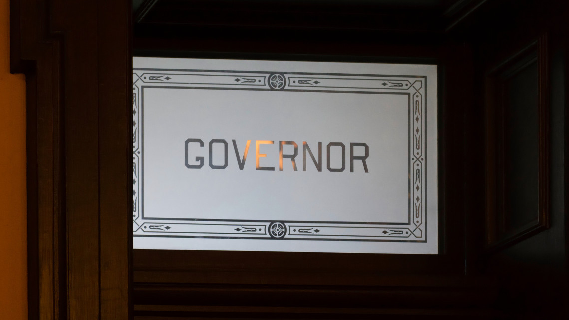 Governor room in Lansing Capitol building.