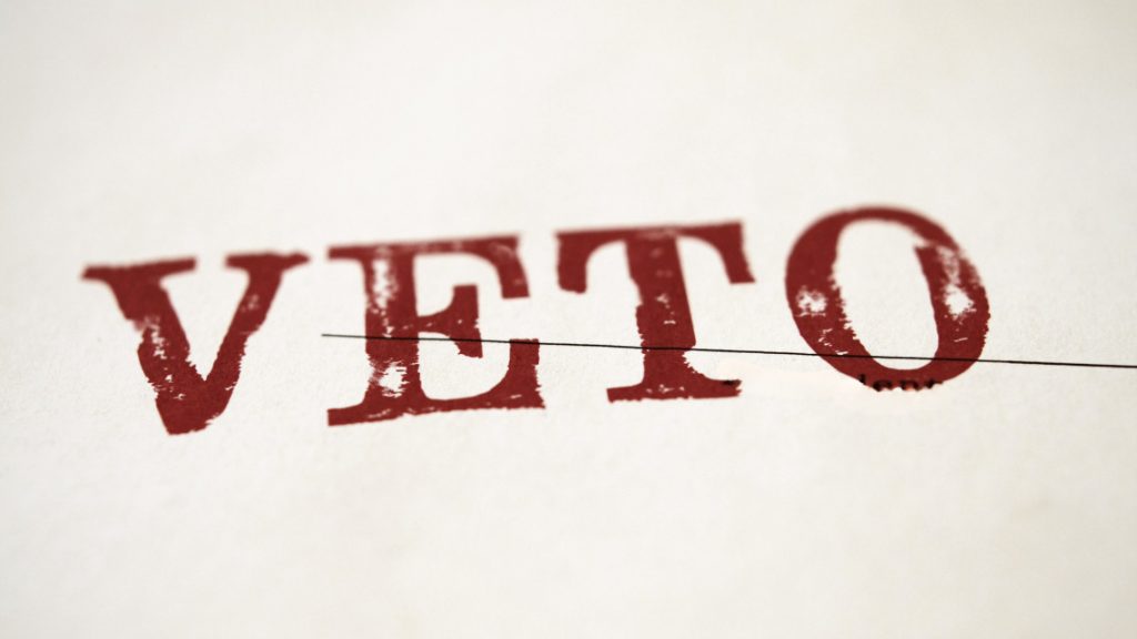 image representing whitmer veto