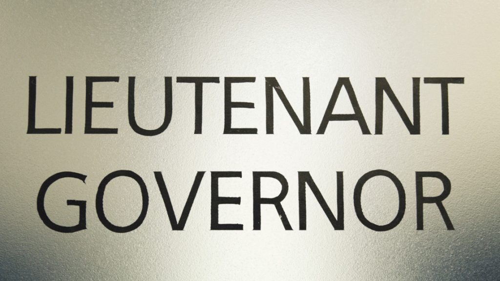 Lieutenant govenor