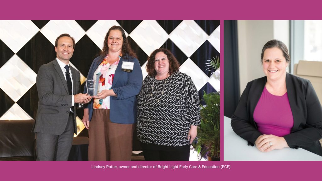 Lindsey Potter, owner and director of Bright Light Early Care & Education (ECE)